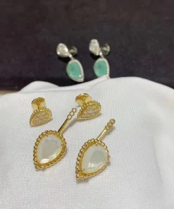 Bouchrone Womens Earrings Custom Diamond 18K Gold (2)