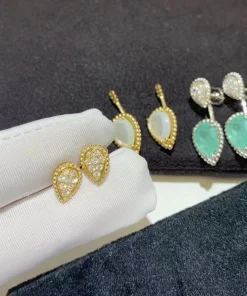 Bouchrone Womens Earrings Custom Diamond 18K Gold (2)