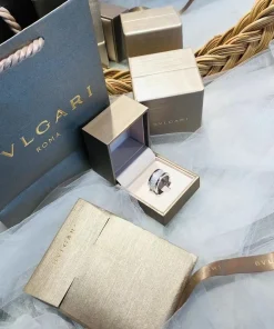 Bvlgari B.Zero1 Rings Custom Diamond White Gold 18K (2)