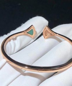 Bvlgari Divas Dream Bracelet Gemstone Diamond 18K Rose Gold Custom (2)