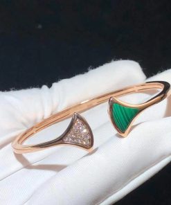 Bvlgari Divas Dream Bracelet Gemstone Diamond 18K Rose Gold Custom (2)