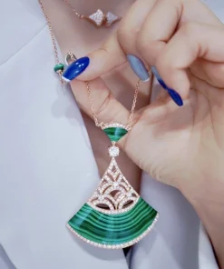 Bvlgari Divas’ Dream Necklace Custom 18K White Gold Diamond (2)