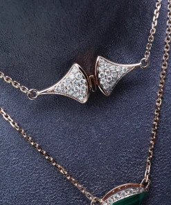 Bvlgari Divas’ Dream Necklace Custom 18K White Gold Diamond (2)