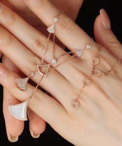 Bvlgari Divas Dream Necklace Custom Diamond Rose Gold 18k (2)