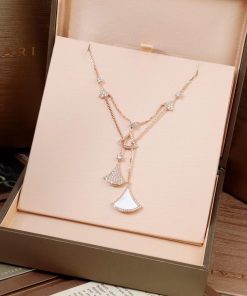 Bvlgari Divas Dream Necklace Custom Diamond Rose Gold 18k (2)