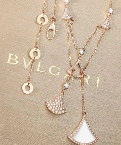 Bvlgari Divas Dream Necklace Custom Diamond Rose Gold 18k (2)