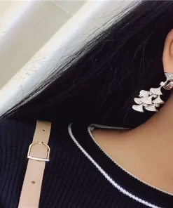 Bvlgari Divas Dream Womens Custom White Gold 18K Diamond Earrings (2)