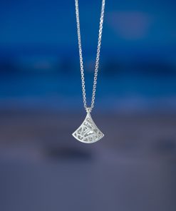 Bvlgari Divas Necklace Custom Natural Diamond White Gold 18k (2)