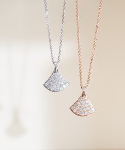 Bvlgari Divas Necklace Custom Natural Diamond White Gold 18k (2)