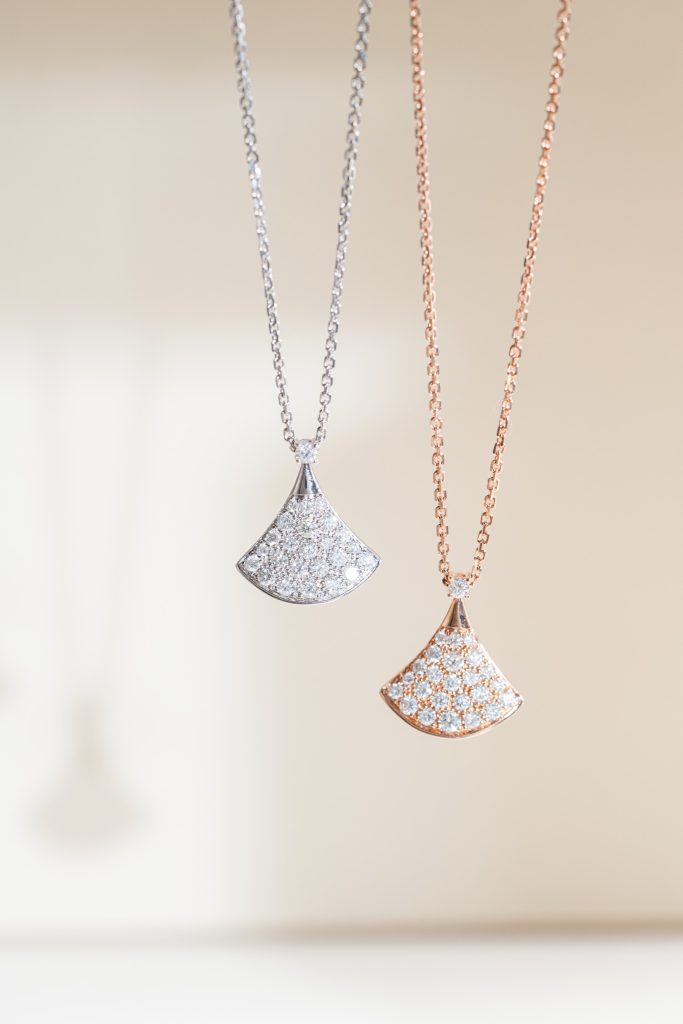 Bvlgari Divas Necklace Custom Natural Diamond White Gold 18k (2)
