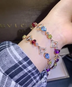 Bvlgari Gemset Diva's Dream Custom Diamond Rose Gold 18K Bracelet (2)