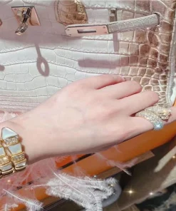 Bvlgari Sepremti Bracelet Custom Mother Of Pearl Diamond 18K Rose Gold (2)