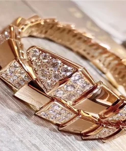 Bvlgari Sepremti Womens Bracelet Diamond Rose Gold 18K Custom (2)