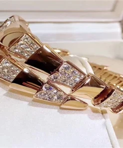 Bvlgari Sepremti Womens Bracelet Diamond Rose Gold 18K Custom (2)