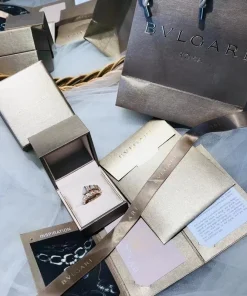 Bvlgari Serpenti Viper Women Rings Custom Diamond Rose Gold 18K (2)