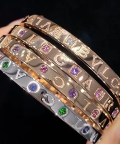 Bvlgari Womens Bracelet Diamond Gold 18K Custom (2)