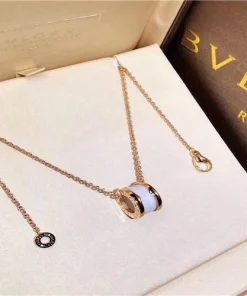 Bvlgari Zero1 Necklace Diamond 18K Gold Custom (2)