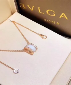 Bvlgari Zero1 Necklace Diamond 18K Gold Custom (2)