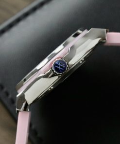 Hublot Classic Fusion Replica 11 Watch Dial Mother Of Pearl Pink + Moissanite Diamonds Hong Kong 33mm (2)