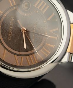Cartier Ballon Bleu W6920037 Demi Rose Gold Replica Watches Dial Brown 42mm (2)
