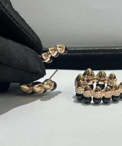 Cartier De Clash Women Earrings Custom 18K Rose Gold (2)