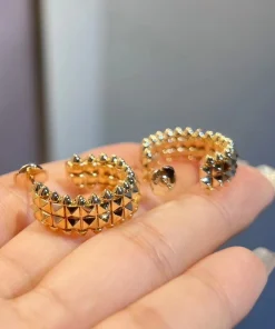 Cartier De Clash Womens Earrings Custom Rose Gold 18K (2)