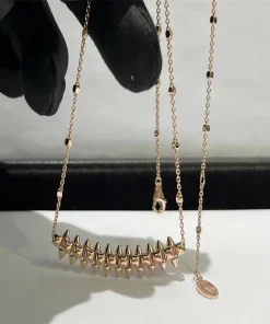 Cartier De Clash Womens Necklace 18K Rose Gold Custom (2)