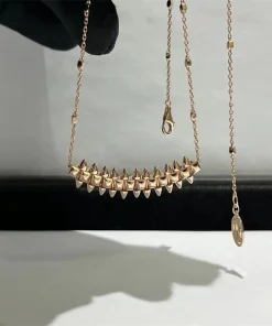 Cartier De Clash Womens Necklace 18K Rose Gold Custom (2)