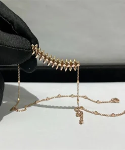 Cartier De Clash Womens Necklace 18K Rose Gold Custom (2)