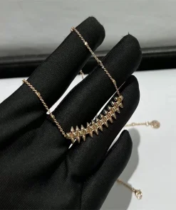 Cartier De Clash Womens Necklace 18K Rose Gold Custom (2)