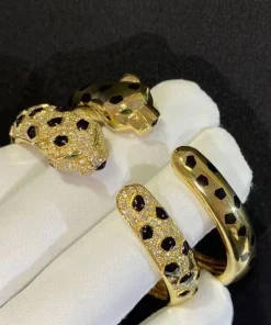 Cartier De Panthère Bracelet Diamonds Custom Gold 18K (2)