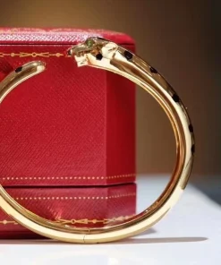Cartier De Panthère Womens Bracelet Custom 18K Gold (2)