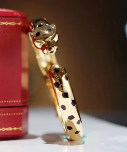 Cartier De Panthère Womens Bracelet Custom 18K Gold (2)