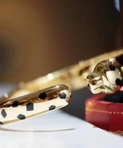 Cartier De Panthère Womens Bracelet Custom 18K Gold (2)