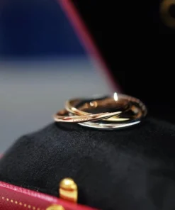 Cartier Engagement Rings Custom 18K Rose Gold (2)