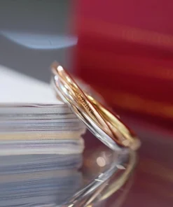 Cartier Engagement Rings Custom 18K Rose Gold (2)