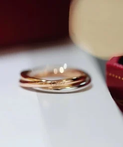 Cartier Engagement Rings Custom 18K Rose Gold (2)