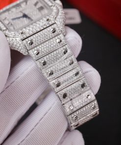 Cartier Iced Out Custom Full Moissanite Diamonds Hong Kong