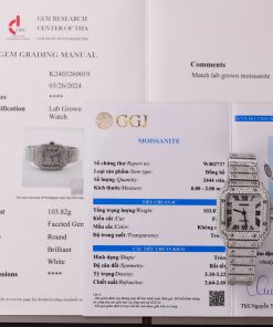 Cartier Iced Out Custom Full Moissanite Diamonds Hong Kong