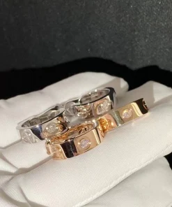 Cartier Love Earrings Custom Diamond 18K Gold (2)