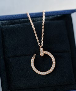 Cartier Necklace Custom Natural Diamond Rose Gold 18k (2)
