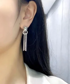 Cartier Panther Earrings Diamond Emerald Onyx 18K Gold Custom (2)