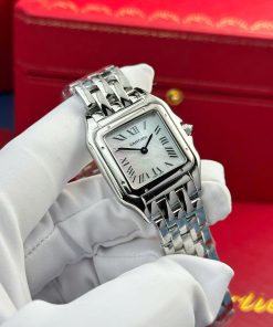 Cartier Panthere Replica 11 Watches Mother Of Pearl Dial Metal Wire AF Factory 27x36mm (2)