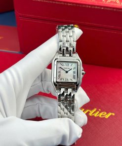 Cartier Panthere Replica 11 Watches Mother Of Pearl Dial Metal Wire AF Factory 27x36mm (2)