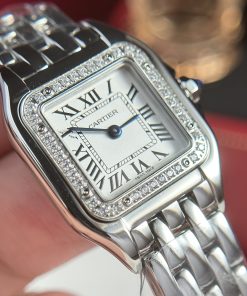 Cartier Panthere Replica Watches Roman Numeral Pile Womens 23x30mm (1)