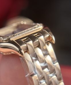 Cartier Panthere Replica Watches Womens Rose Gold Stone Engagement 23x30mm (1)