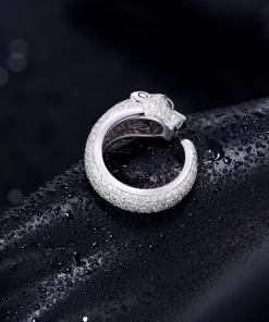 Cartier Panthere Rings Custom Natural Diamond White Gold 18K (2)