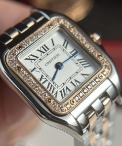 Cartier Panthere Womens Demi Rose Gold Replica Watches 23x30mm (1)