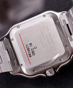 Cartier Santos Customs Moissanite Diamonds Green Dial (4)