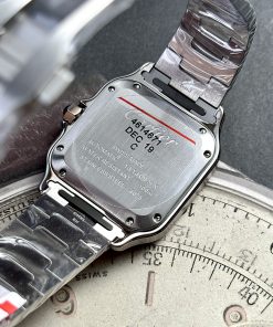 Cartier Santos De Cartier WSSA0061 Green Dial Best Replica Women 35mm (2)